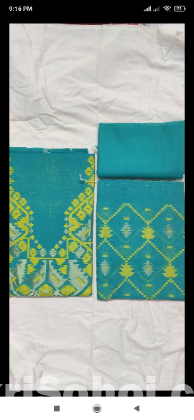 Dhakaiya jamdani three piece for sale